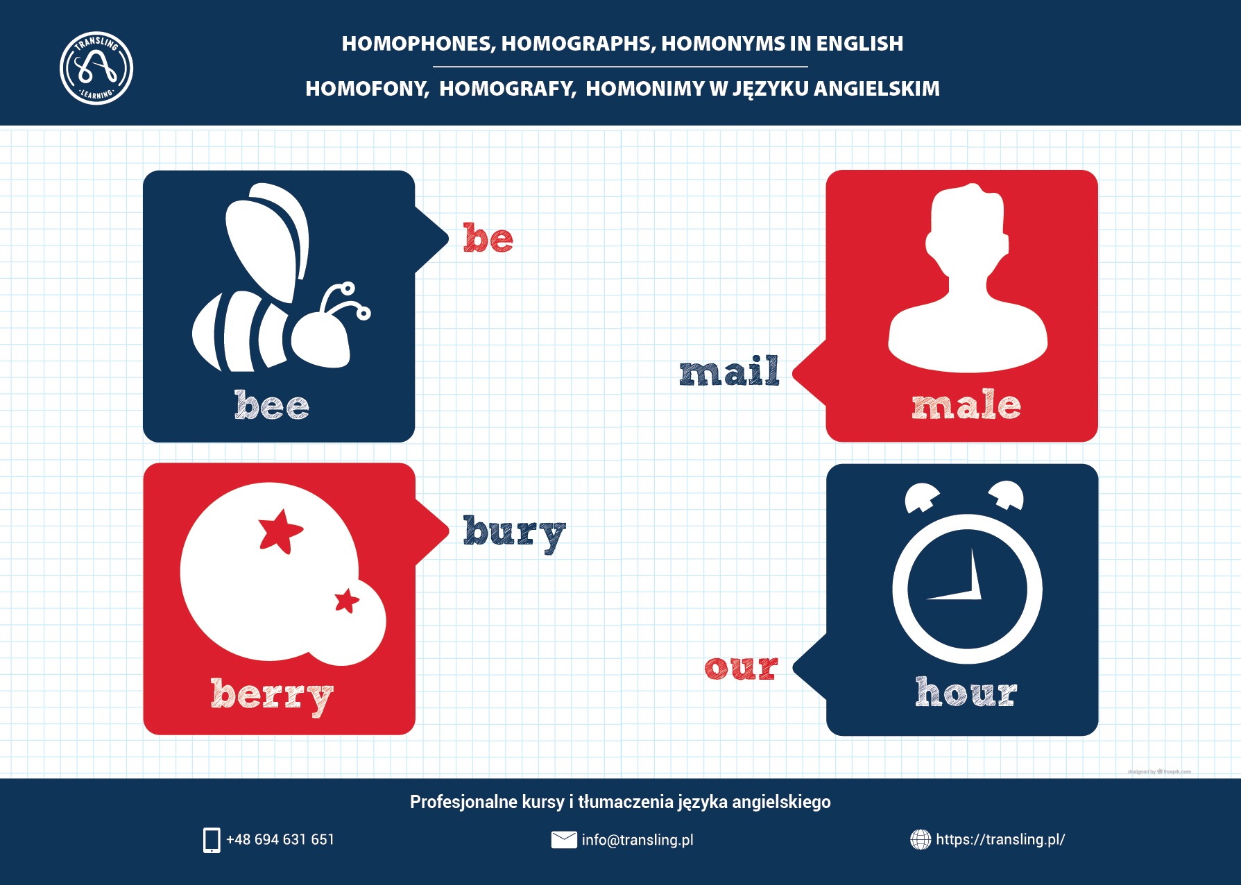 Homophones, homographs, homonyms in English. Homofony, Homografy, Homonimy w języku angielskim